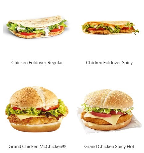 Chicken Items At Mcdonald's South Africa