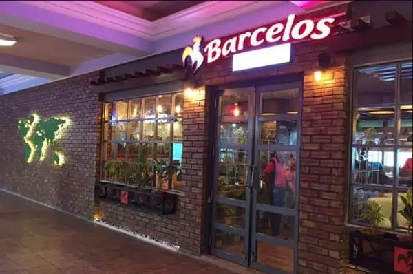 Store Front Of A Barcelos Restaurant