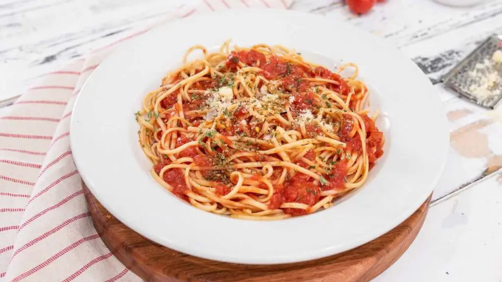 Spaghetti Pasta Andiccio24 Menu