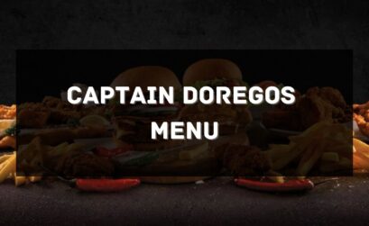 Captain Doregos Menu South Africa