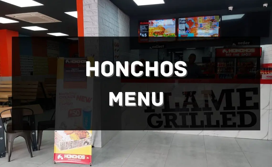 Honchos Menu South Africa