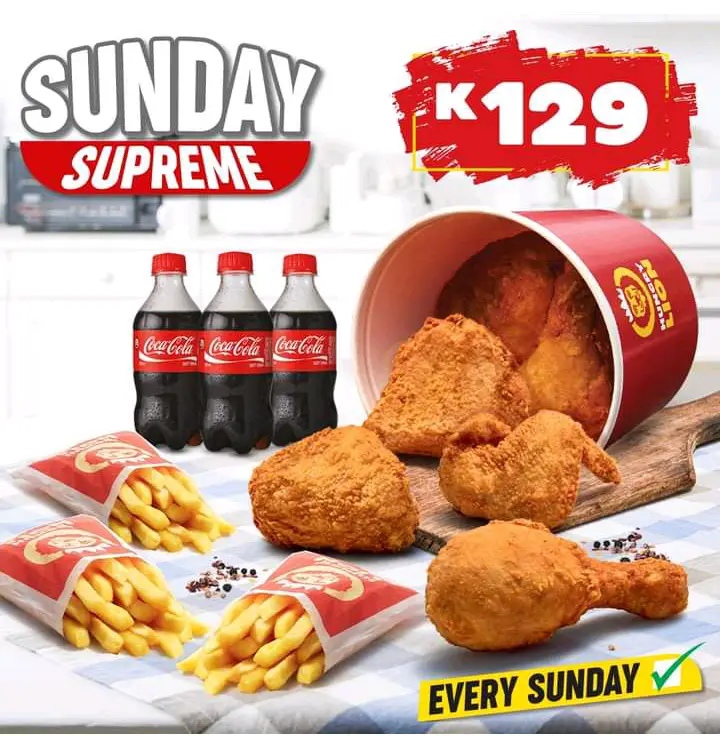 Sunday Supreme Special Hungry Lion Menu