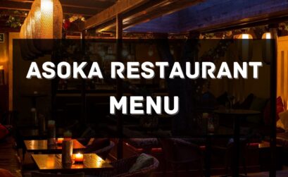 Asoka Restaurant Menu South Africa
