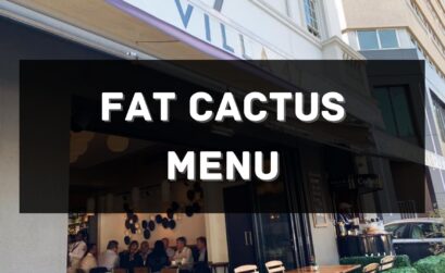 Fat Cactus Menu South Africa