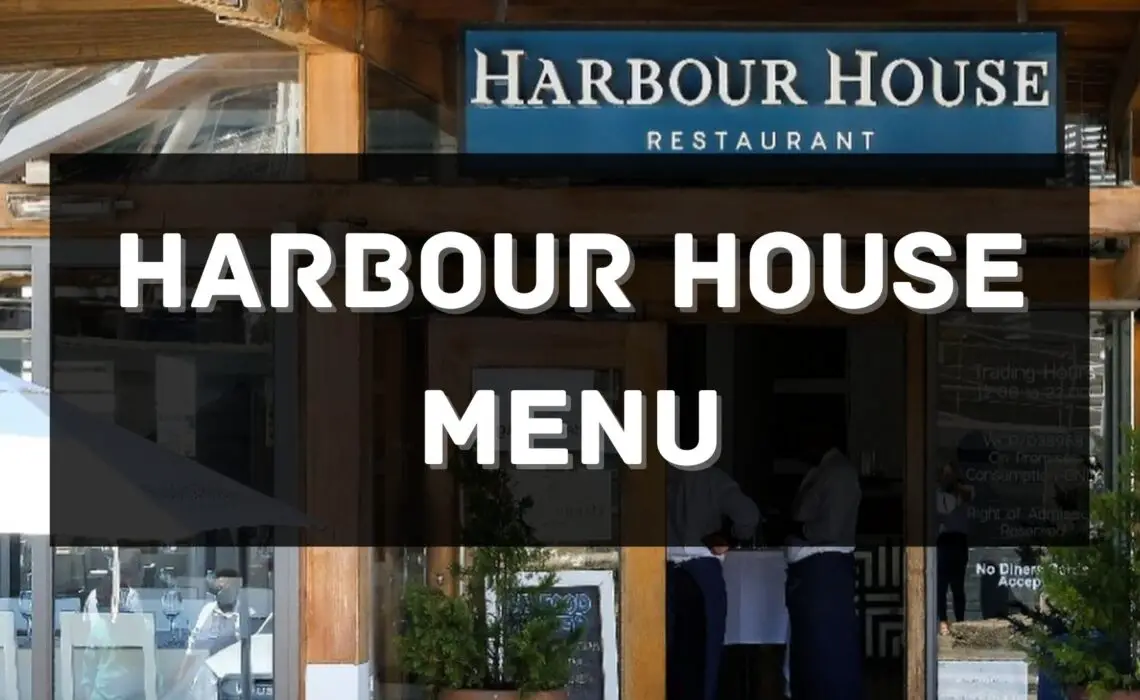 Harbour House Menu South Africa