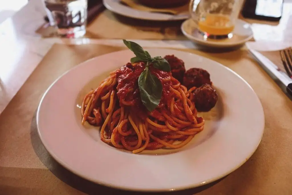 Primi Piatti Spaghetti Meatballs