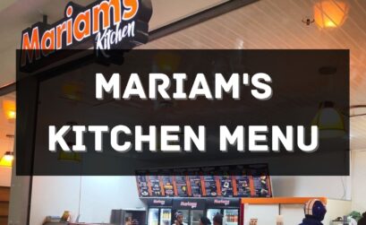 Mariams Kitchen Menu South Africa