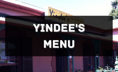 Yindees Menu South Africa
